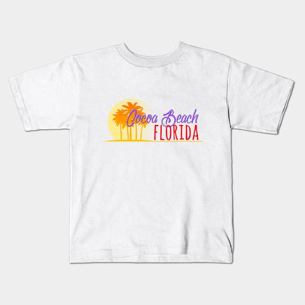 Life's a Beach: Cocoa Beach, Florida Kids T-Shirt by Naves